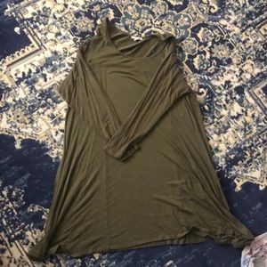 Olive green redshirt dress
